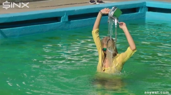 Sexy Blonde Swims And Splashes In Outdoor Pool Screencap 25 on sinx.preview.netperv.com