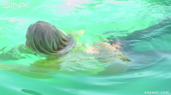 Sexy Blonde Swims And Splashes In Outdoor Pool Screencap 57 on sinx.preview.netperv.com