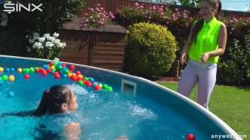 Cute Babes Get Soaked During Exercise - Cam 2 Screencap 20 on sinx.preview.netperv.com