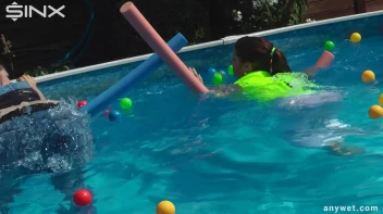 Cute Babes Get Soaked During Exercise - Cam 2 Screencap 31 on sinx.preview.netperv.com