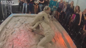Messy Wrestling: Fashion Freaks Throw Down In The Mud - Watch Them Roar! Screencap 71 on sinx.preview.netperv.com