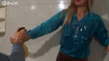 Oily Spray War Between Two Clothed Europeans Screencap 5 on sinx.preview.netperv.com