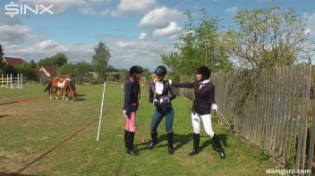 Muddy Catfight Leaves Stable Girls Wet And Messy Screencap 5 on sinx.preview.netperv.com