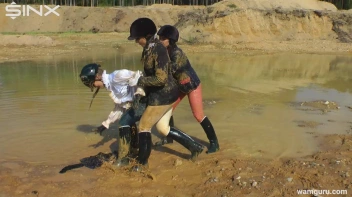 Muddy Catfight Leaves Stable Girls Wet And Messy Screencap 50 on sinx.preview.netperv.com
