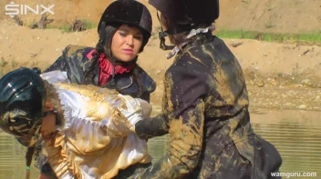 Muddy Catfight Leaves Stable Girls Wet And Messy Screencap 51 on sinx.preview.netperv.com