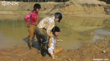 Muddy Catfight Leaves Stable Girls Wet And Messy Screencap 57 on sinx.preview.netperv.com