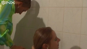 Fully Dressed Ladies Wash Their Hair Together Screencap 6 on sinx.preview.netperv.com