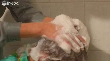 Fully Dressed Ladies Wash Their Hair Together Screencap 66 on sinx.preview.netperv.com