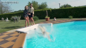 Take A Dip In The Pool And Then My Pussy!  Three Babes Seize The Day And Feast Their Way! Screencap 6 on sinx.preview.netperv.com