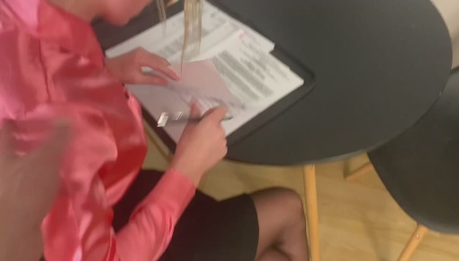 Latest deal - pissing play with secretary