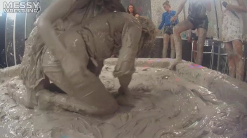 Messy Wrestling: Blonde Bombshells Rock The Ring And Get Their Mud On! Screencap 9 on sinx.preview.netperv.com