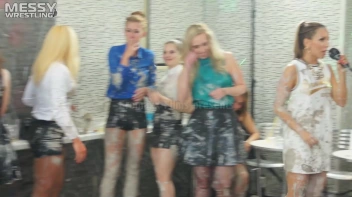Messy Wrestling: Blonde Bombshells Rock The Ring And Get Their Mud On! Screencap 1 on sinx.preview.netperv.com