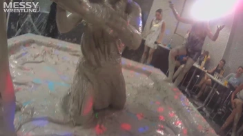 Messy Wrestling: Blonde Bombshells Rock The Ring And Get Their Mud On! Screencap 21 on sinx.preview.netperv.com