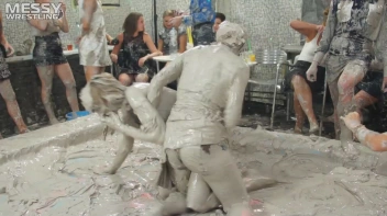 Messy Wrestling: Blonde Bombshells Rock The Ring And Get Their Mud On! Screencap 46 on sinx.preview.netperv.com