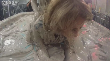 Messy Wrestling: Blonde Bombshells Rock The Ring And Get Their Mud On! Screencap 8 on sinx.preview.netperv.com