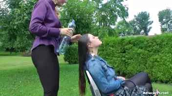 Washing Their Hair Anywhere and Everywhere Screencap 23 on sinx.preview.netperv.com