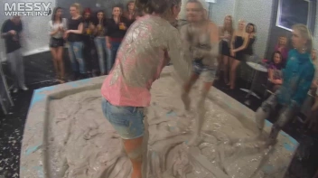 Messy Wrestling: Dirty Up Those Denim Shorts In The Mud! Screencap 11 on sinx.preview.netperv.com