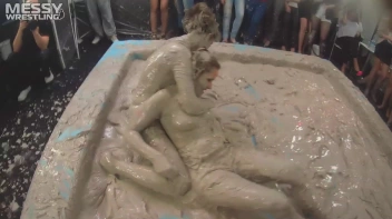 Messy Wrestling: Dirty Up Those Denim Shorts In The Mud! Screencap 45 on sinx.preview.netperv.com
