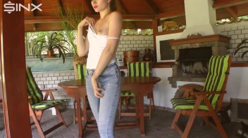 Sexy Blonde's Solo Pissing Pleasure Screencap 43 on sinx.preview.netperv.com