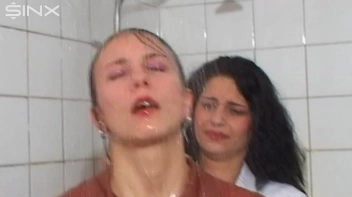 Raven Haired Babes Lather Up Their Hair Screencap 27 on sinx.preview.netperv.com