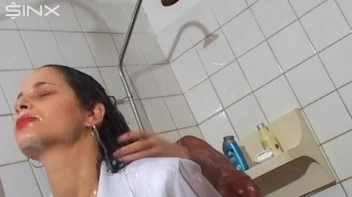 Raven Haired Babes Lather Up Their Hair Screencap 66 on sinx.preview.netperv.com