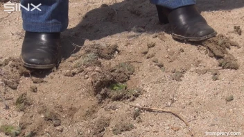 Denim Clad Babe Tramples On Cactus In The Desert Screencap 40 on sinx.preview.netperv.com