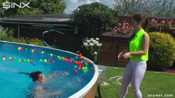 Cute Babes Get Soaked During Exercise - Cam 1 Screencap 20 on sinx.preview.netperv.com