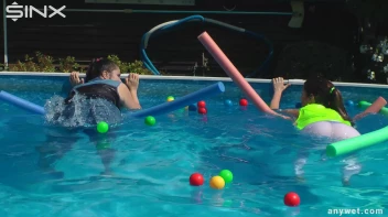 Cute Babes Get Soaked During Exercise - Cam 1 Screencap 33 on sinx.preview.netperv.com