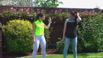 Cute Babes Get Soaked During Exercise - Cam 1 Screencap 8 on sinx.preview.netperv.com