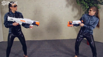 Hot Babes In Water Fight Action Screencap 5 on sinx.preview.netperv.com