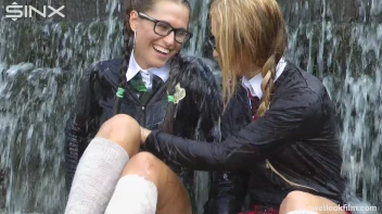Soaking Wet Schoolgirls Splash In Waterfall Screencap 47 on sinx.preview.netperv.com