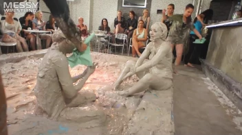 Muddy Wrestling: Jean Dreams Lola vs. Jesica Screencap 96 on sinx.preview.netperv.com