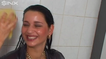 Girls Spray Oil Other Each Other's Clothes Screencap 30 on sinx.preview.netperv.com