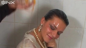 Girls Spray Oil Other Each Other's Clothes Screencap 56 on sinx.preview.netperv.com