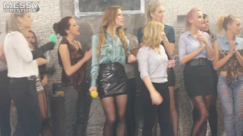 Messy Wrestling: Oiled Up Babes Go Tit For Tat In The Pit! Screencap 5 on sinx.preview.netperv.com