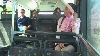 Pigtailed Cutie Sucks Cock On A Public Bus Screencap 1 on sinx.preview.netperv.com