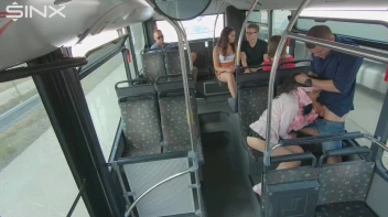 Pigtailed Cutie Sucks Cock On A Public Bus Screencap 39 on sinx.preview.netperv.com