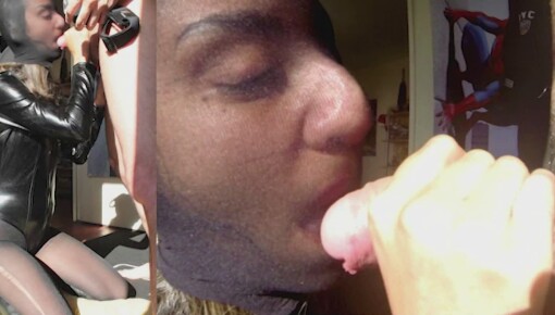 Latest deal - 62 Black Nylon & Boots Blowjob