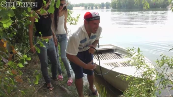 Threesome's Hardcore Outdoor Orgy Screencap 21 on sinx.preview.netperv.com