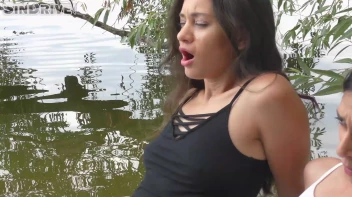 Threesome's Hardcore Outdoor Orgy Screencap 50 on sinx.preview.netperv.com