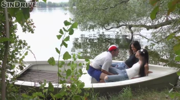 Threesome's Hardcore Outdoor Orgy Screencap 55 on sinx.preview.netperv.com