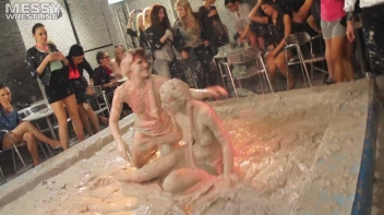 Muddy Wrestling: Sloppy Stewardess Showdown Screencap 88 on sinx.preview.netperv.com