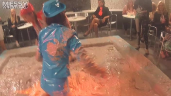 Muddy Wrestling: Sloppy Stewardess Showdown Screencap 13 on sinx.preview.netperv.com