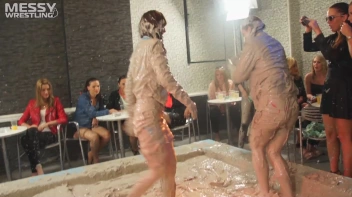 Muddy Wrestling: Sloppy Stewardess Showdown Screencap 25 on sinx.preview.netperv.com