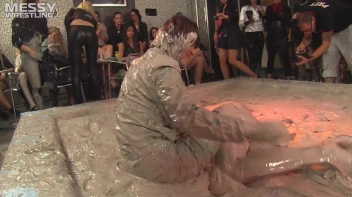 Muddy Wrestling: Sloppy Stewardess Showdown Screencap 29 on sinx.preview.netperv.com