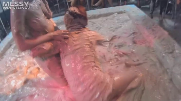 Muddy Wrestling: Sloppy Stewardess Showdown Screencap 53 on sinx.preview.netperv.com