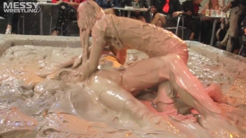 Muddy Wrestling: Sloppy Stewardess Showdown Screencap 81 on sinx.preview.netperv.com