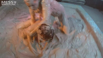 Muddy Wrestling: Sloppy Stewardess Showdown Screencap 83 on sinx.preview.netperv.com