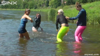 Fun Fueled Water Fight Heads To The River Screencap 10 on sinx.preview.netperv.com