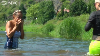 Fun Fueled Water Fight Heads To The River Screencap 15 on sinx.preview.netperv.com